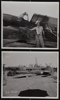 6f1635 GOD IS MY CO-PILOT 5 8x10 stills 1945 Dane Clark & Dennis Morgan as World War II Flying Tigers!