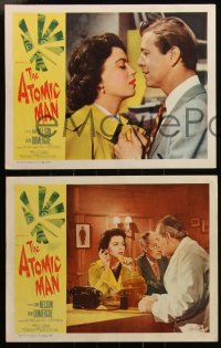 6f0538 ATOMIC MAN 8 LCs 1956 Gene Nelson, the man they called the Human Bomb, plus Faith Domergue!