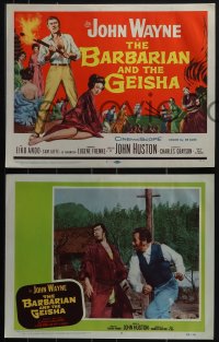 6f0541 BARBARIAN & THE GEISHA 8 LCs 1958 directed by John Huston, John Wayne & sexy Eiko Ando!