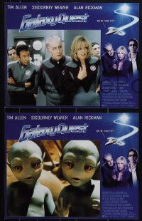 6f0568 GALAXY QUEST 8 LCs 1999 great images of Tim Allen, Sigourney Weaver, Star Trek sci-fi spoof!