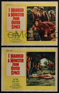 6f0583 I MARRIED A MONSTER FROM OUTER SPACE 8 LCs 1958 Talbott's husband Tom Tryon is an alien!