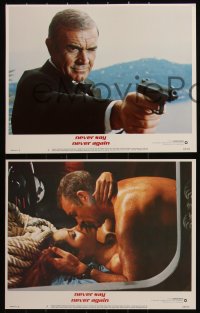 6f0601 NEVER SAY NEVER AGAIN 8 LCs 1983 Sean Connery as James Bond 007, Kim Basinger, Carrera!