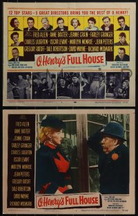 6f0602 O HENRY'S FULL HOUSE 8 LCs 1952 Fred Allen, Anne Baxter, Jeanne Crain & young Marilyn Monroe!