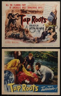 6f0617 TAP ROOTS 8 LCs 1948 sexy Susan Hayward, Van Heflin, Boris Karloff as Native American Indian!
