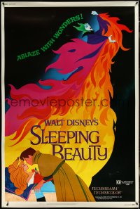 6g0072 SLEEPING BEAUTY 40x60 R1979 Walt Disney cartoon fairy tale fantasy classic, rare!