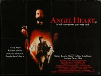 6g0169 ANGEL HEART British quad 1987 Robert De Niro, Mickey Rourke, completely different and rare!