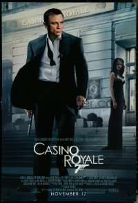 6g0786 CASINO ROYALE advance DS 1sh 2006 Daniel Craig as James Bond & sexy Eva Green!