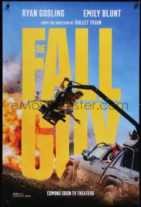 6g0808 FALL GUY teaser DS 1sh 2024 stuntman Ryan Gosling in title role, Emily Blunt, coming soon!