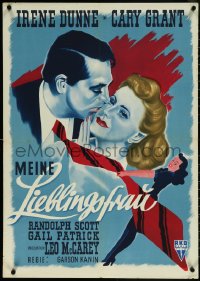 6g0705 MY FAVORITE WIFE German 1952 Cary Grant, Irene Dunne, Randolph Scott, different & rare!