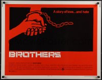 6g0407 BROTHERS 1/2sh 1977 Bernie Casey, Vonetta McGee, Saul Bass artwork!