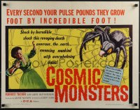 6g0416 COSMIC MONSTERS 1/2sh 1958 every second your pulse pounds they grow foot by incredible foot!