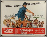 6g0427 DONOVAN'S REEF 1/2sh 1963 John Ford, great art of punching sailor John Wayne & Lee Marvin!