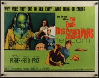6g0430 EARTH DIES SCREAMING 1/2sh 1964 Terence Fisher sci-fi, wacky monster, who or what were they?