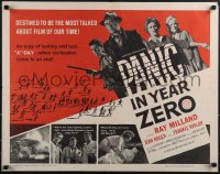 6g0478 PANIC IN YEAR ZERO 1/2sh 1962 Milland, Jean Hagen, Frankie Avalon, orgy of looting & lust!