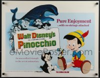 6g0482 PINOCCHIO 1/2sh R1978 Disney classic cartoon about wooden boy who becomes real!
