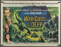 6g0518 WAR-GODS OF THE DEEP 1/2sh 1965 Vincent Price, Jacques Tourneur, most fantastic journey!