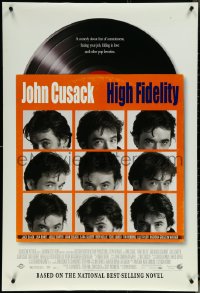 6g0834 HIGH FIDELITY DS 1sh 2000 John Cusack, great record album & sleeve design!