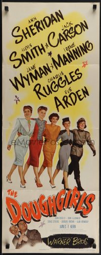 6g0219 DOUGHGIRLS insert 1944 sexy Ann Sheridan, Smith & Jane Wyman at home during WWII, ultra rare!