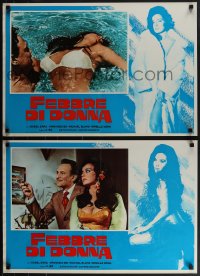 6g0356 HEAT 8 Italian 18x26 pbustas 1976 there is nothing hotter than sexy Isabel Sarli!