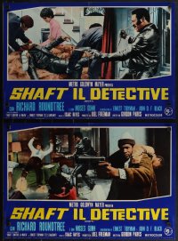 6g0373 SHAFT 10 Italian 18x26 pbustas 1971 completely different images of Richard Roundtree!