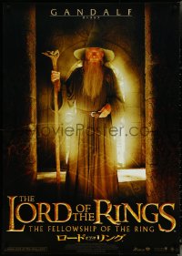 6g0154 LORD OF THE RINGS: THE FELLOWSHIP OF THE RING Japanese 29x41 2002 J.R.R. Tolkien, Gandalf!