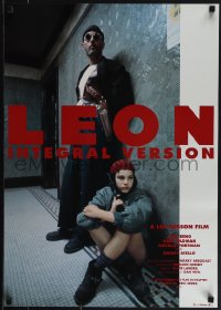 6g0588 LEON Japanese R1996 Luc Besson's The Profesional, image of Jean Reno & young Natalie Portman!