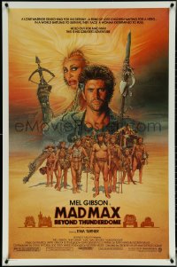 6g0874 MAD MAX BEYOND THUNDERDOME 1sh 1985 art of Mel Gibson & Tina Turner by Richard Amsel!