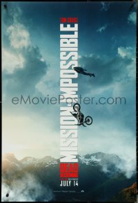 6g0885 MISSION: IMPOSSIBLE DEAD RECKONING PART ONE teaser DS 1sh 2023 Tom Cruise performing stunt!