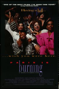 6g0900 PARIS IS BURNING 1sh 1990 cross-dressing drag queens in NYC!