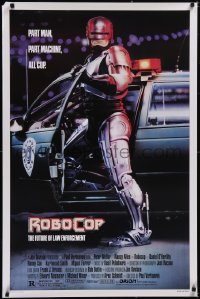 6g0927 ROBOCOP 1sh 1988 Paul Verhoeven, full-length cyborg police Peter Weller by Mike Bryan!