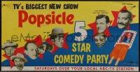 6g0287 5 STAR COMEDY PARTY tv poster 1957 Olsen & Johnson, TV's biggest show, ABC-TV, ultra rare!