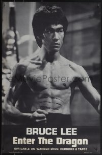 6g0276 ENTER THE DRAGON 18x28 music poster 1973 Bruce Lee, soundtrack, film that made him a legend!