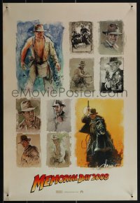 6g0331 INDIANA JONES & THE KINGDOM OF THE CRYSTAL SKULL teaser 14x20 special poster 2008 Ford!