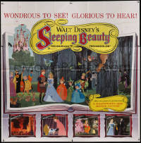 6h0081 SLEEPING BEAUTY 6sh 1959 Walt Disney fairy tale, great montage of cartoon images, ultra rare!