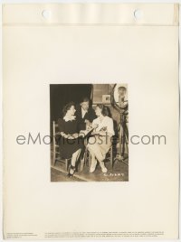 6h0073 CASABLANCA candid 8x11 key book still 1942 Ingrid Bergman & Claude Rains w/script girl on set!