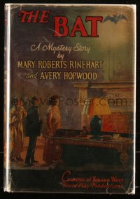 6h0043 BAT George H. Doran Company hardcover book 1926 from the Rinehart & Hopwood play, ultra rare!