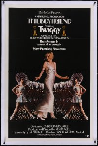 6h0769 BOY FRIEND linen int'l awards 1sh 1971 sexy Twiggy in Ken Russell's musical extravaganza!