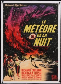 6h0587 IT CAME FROM OUTER SPACE linen French 22x31 R1962 Jack Arnold classic 3-D sci-fi, Xarrie art!