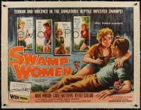 6h0497 SWAMP WOMEN linen style B 1/2sh 1956 love-starved Louisiana bayou women lust for men, rare!