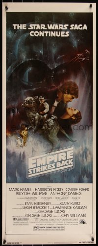 6h0280 EMPIRE STRIKES BACK insert 1980 classic Gone with the Wind style art by Roger Kastel!