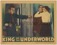 6h0158 KING OF THE UNDERWORLD LC 1939 Dr. Kay Francis & James Stephenson hide from Humphrey Bogart!