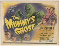 6h0142 MUMMY'S GHOST TC 1944 creepy Egyptian monster Lon Chaney is nameless, fleshless & deathless!
