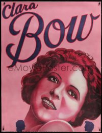 6h0297 CLARA BOW linen INCOMPLETE 6sh 1930s great art close up of the legendary star, ultra rare!