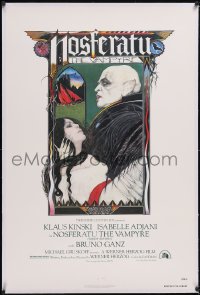 6h0924 NOSFERATU THE VAMPYRE linen 1sh 1979 Werner Herzog, Palladini art of vampire Klaus Kinski!