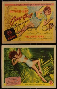 6h0128 COVER GIRL 8 LCs 1944 Rita Hayworth, America's Most Beautiful Women, Kelly, rare complete set!