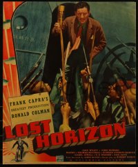 6h0200 LOST HORIZON group of 3 jumbo LCs 1937 Frank Capra, Ronald Colman & Jane Wyatt, ultra rare!