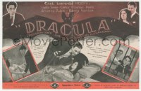6h0016 DRACULA Spanish herald 1931 Carlos Villarias, filmed at night on the same sets as Lugosi's!