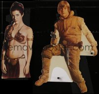 6h0164 STAR WARS TRILOGY standee 1997 41-piece die-cut 3-dimensional display w/all characters, rare!