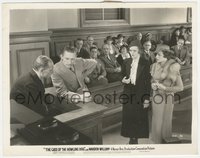 6j1333 CASE OF THE HOWLING DOG 8x10.25 still 1934 Warren William as Perry Mason in courtroom!