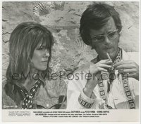 6j1348 EASY RIDER 8x9.25 still 1969 c/u of Luana Anders & Peter Fonda about to smoke marijuana!